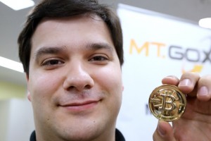 Mark Karpeles, C.E.O. of the Tokyo-based Mt. Gox bitcoin exchange poses for a photo.